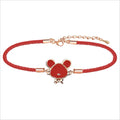 Handmade Adjustable Red String Rope Twelve Zodiac Signs Bracelet Charm Woven Couple Friendship Gift Bracelets