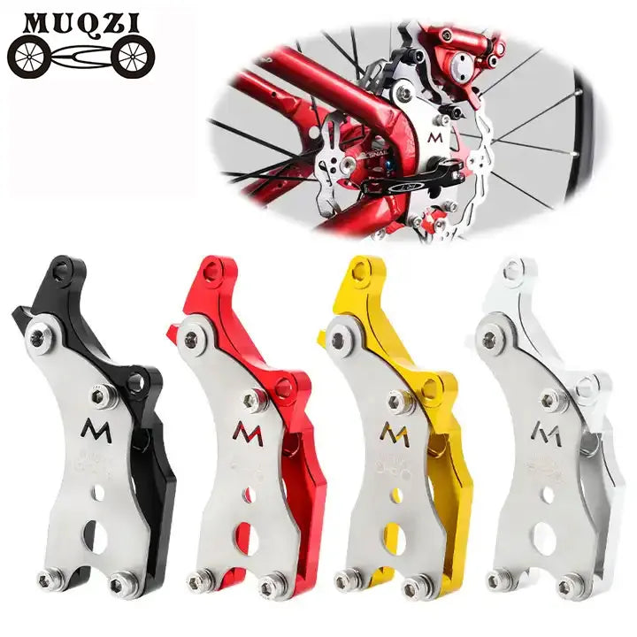 MUQZI Road Bike Disc Mount Brake Adapter Frame Mounting Holder Conversion Bicycle Modification Accessories for Ordinary Bicycle