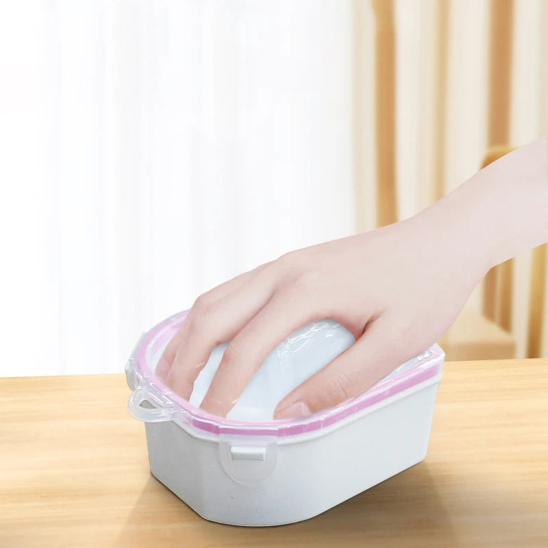 Manicure Supplies Wholesale Manicure Double Soak Hand Bowl Nail Care Soak Hand Nail Disinfection Bowl