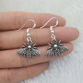 Skull Head Bee Moth Insect Pendant Earrings Alloy Gothic Jewelry for Women Wedding Gift Party