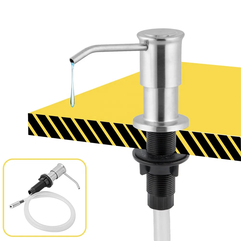 Kitchenaid Unique Metal Pump Dispenser for Soap Shower Lotion and Viscous Liquid Made in China Factory