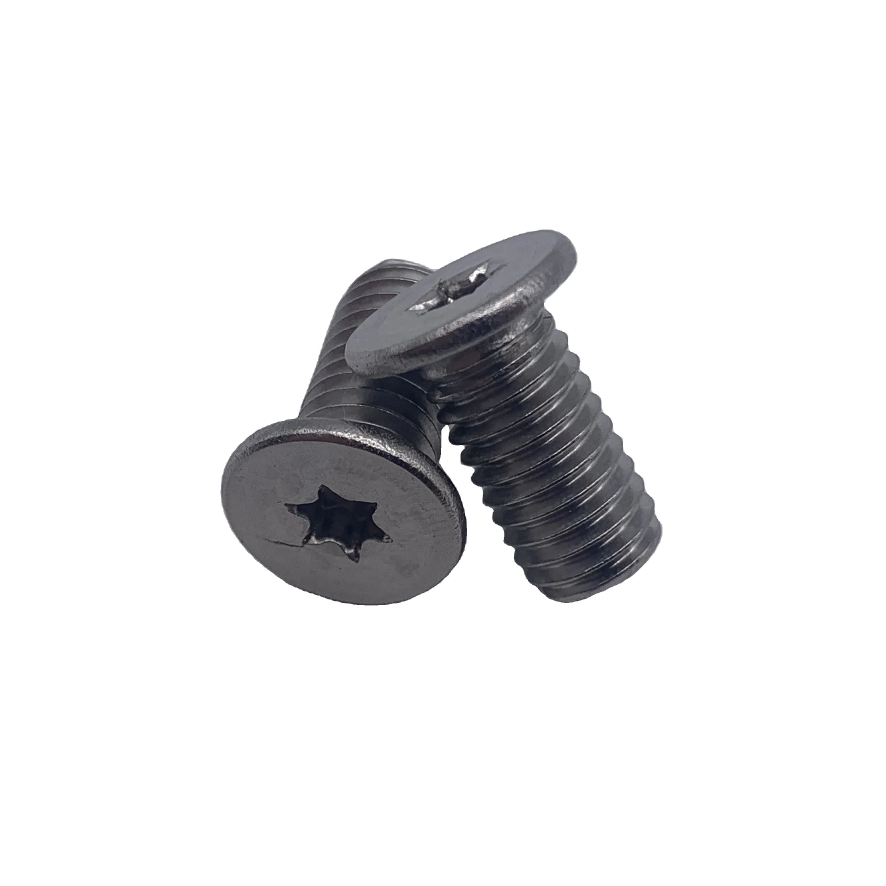 Customized Stainless Steel Metric Flat Countersunk Head Hex Socket Plum Torx Fully Thread Bolt