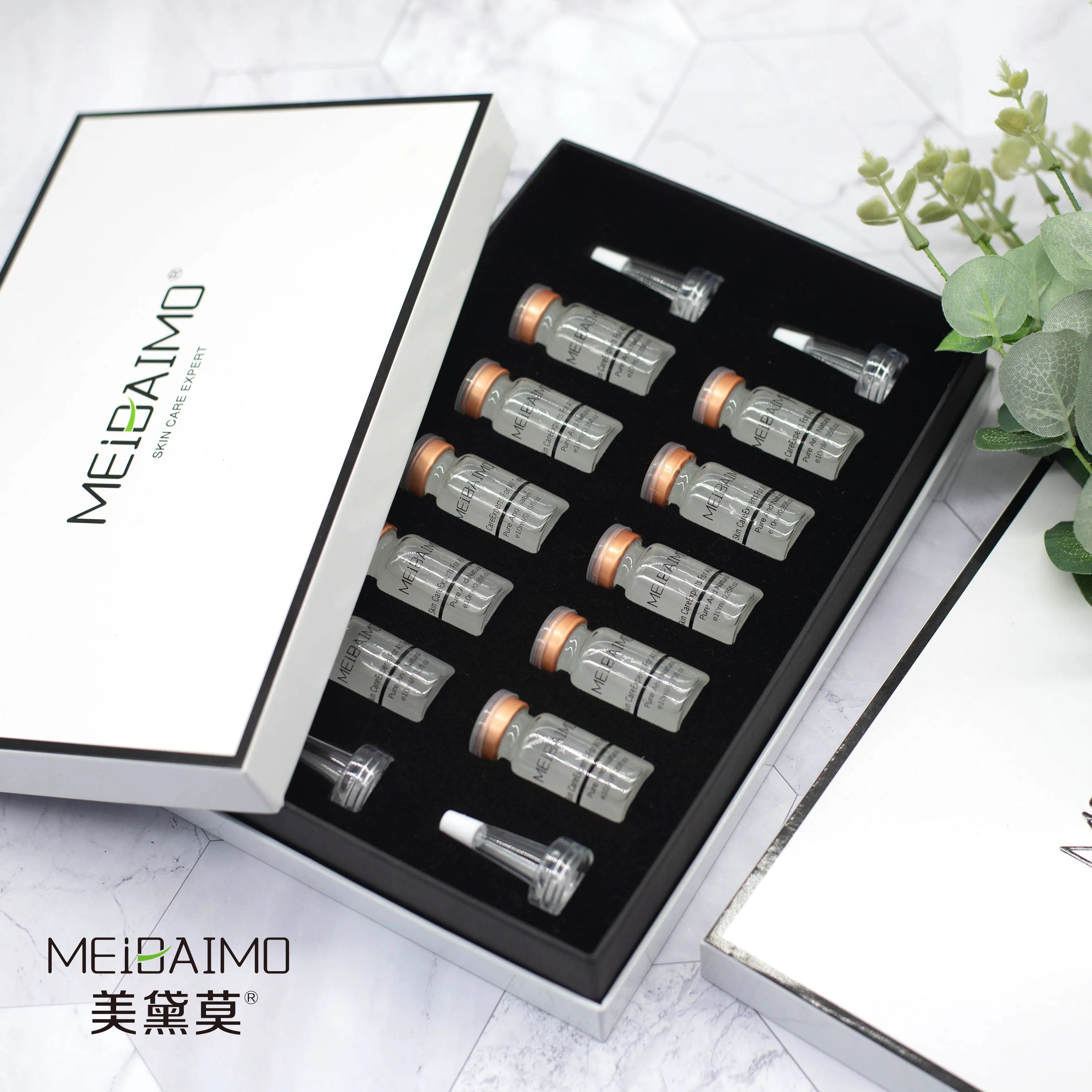 A Private Label Natural Vegan Skin Care Lighten Hydrating Reduce Fine Line Smoothing Face Serum