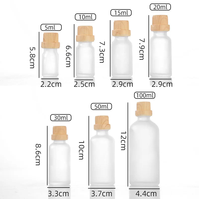 Cosmetics Packing Travel Set Toner Water Spray Inner Stopper Bottle Clear Emulsion Press Fine Glass Cream Bottle