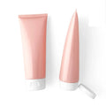 200g PInk Cream Personal Care Cosmetic Package Container Tube Pearl pink Soft PE Tubes Squeez Bottle