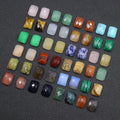 HZ Wholesale Blue chalcedony cabochons crystal gemstone blue agate jade jasper cabochons rings