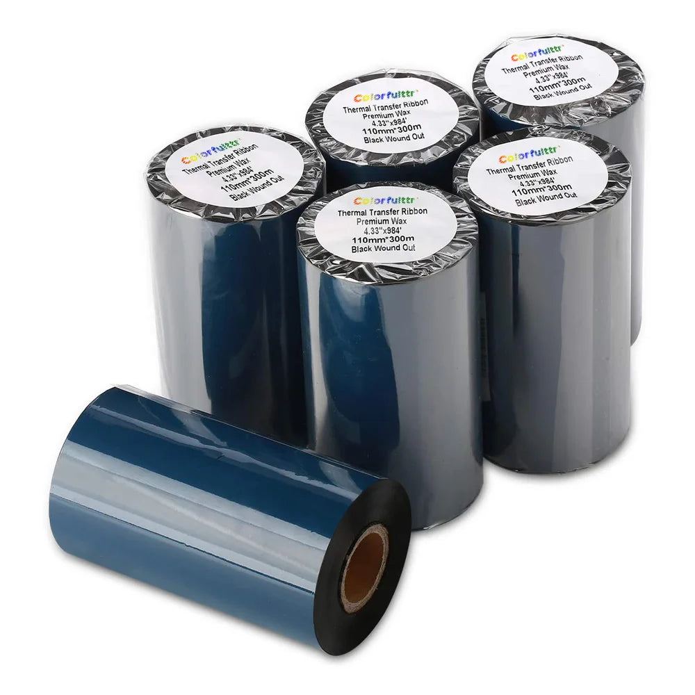High-quality black resin thermal transfer ribbon wax resin for scratch-resistant adhesive labels High temperature resistance