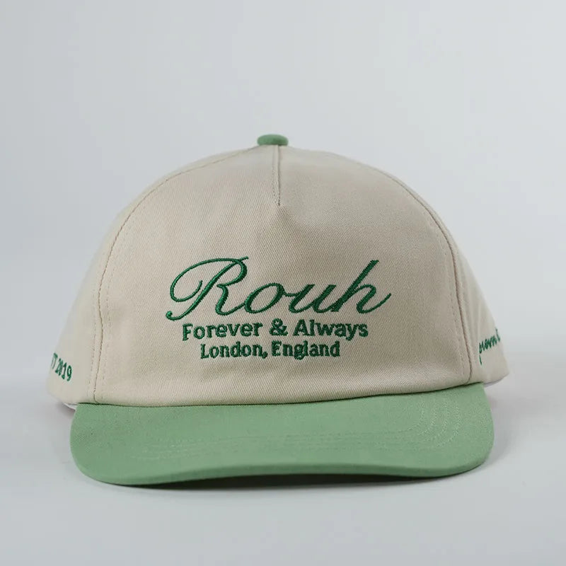 Custom Unstructed Snapback Hat  Custom Little Curved Dad Hat Custom Embroidery Logo Hat