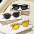 2025 Trending Customized Sunglasses Vintage Square Man Black Uv400 Eyewear Pc Designer Shades Oculos De Sol Sunglasses