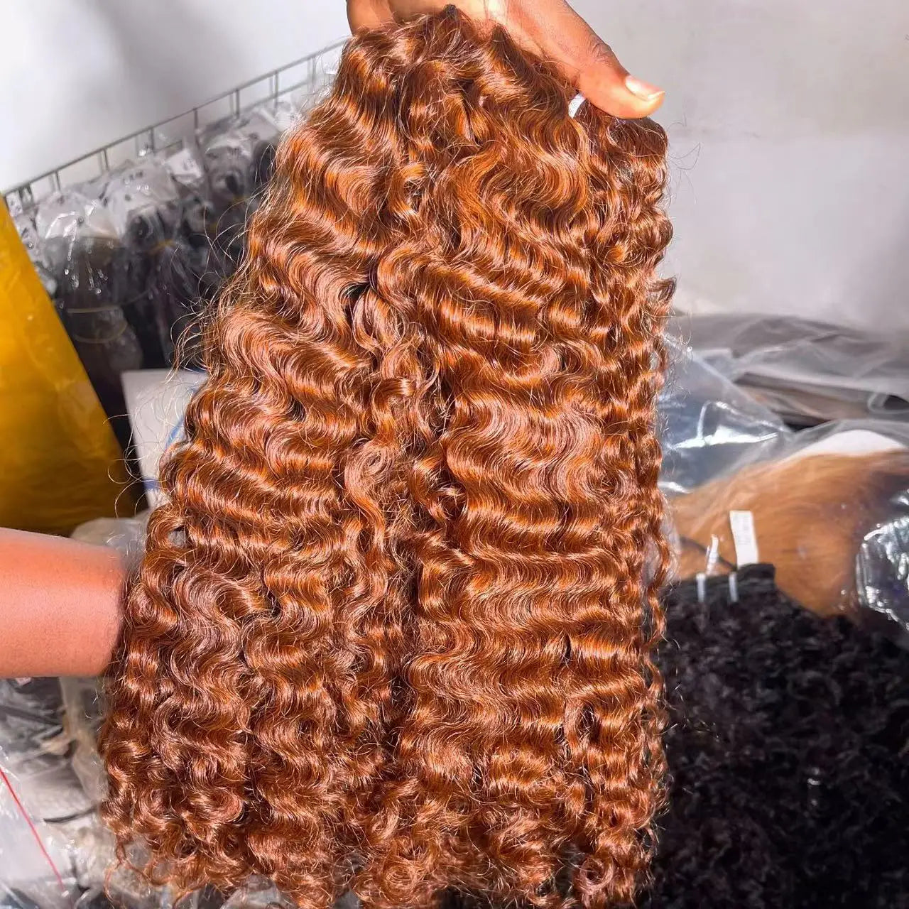 Wholesale Vendor Remy Raw Cambodian Indian Curly Hair Bundle 100g All Colors Burmese Curly Soft Straight High Hair Extensions