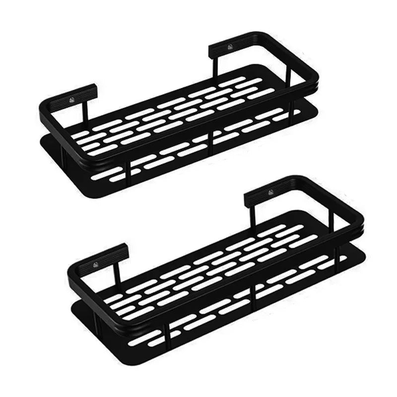 Wall Mounted Toiletries Tray Wall-mounted Tray Rack Steel Toilet Shelf Storage Shelf Bathroom Shelves Aluminum Toiletries Metal