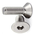 DIN Standard M10 M3 M4 Threads CSK Head Screws Black Carbon Steel Socket Hexagon Bolt Plain Finish Sizes 40mm 80mm 10mm 16mm