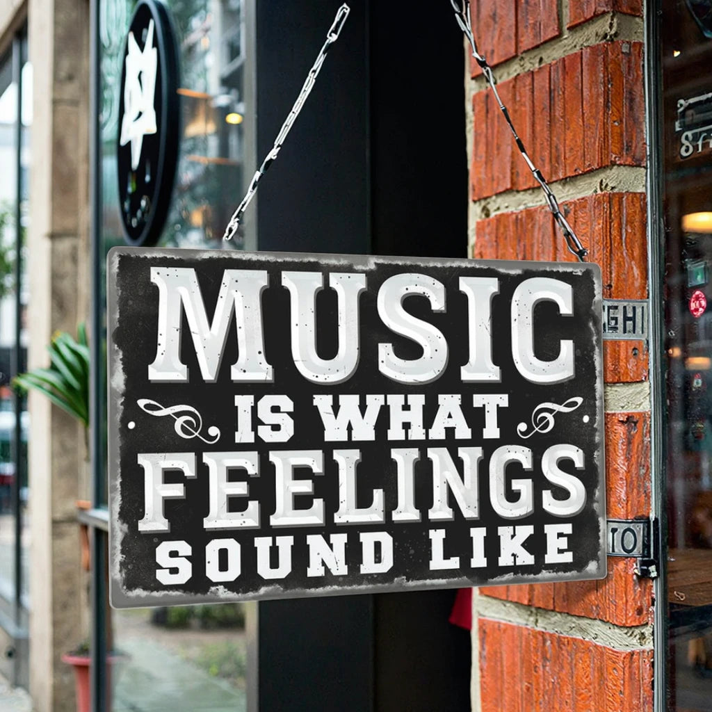 Vintage Club Metal Tin Sign Pop Music Wall Decor Tin Sign Exquisite Black White Letter Metal Signs Music
