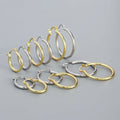 Fashion Simple Classic Design S925 Sterling Silver Hoop Earrings for Women YHE0468