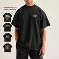 Designer Unisex Drop Shoulder Heavyweight 100% Cotton Blank T-Shirts Custom Logo Graphic Oversized Tshirt 320gsm Men Tee Shirt