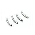 Jewelry Findings Stainless Steel DIY Bracelets Tube Hollow Bend Elbow Pipe Accessories