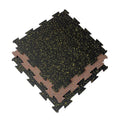 Anti Slip 485*485mm Interlocking Fitness Gym Floor Mats Rubber Gym Flooring Tile