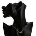 Mini Heart Initial Letter Pendant Necklace Gold Plated Wholesale Fashion Simple Plain Stainless Steel Pendant Women Jewelry Gift