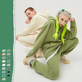 Trendy Design Loose Active Wear Round Collar Thick Workout Set Skin-friendly Soft Workout Hoodie Set
