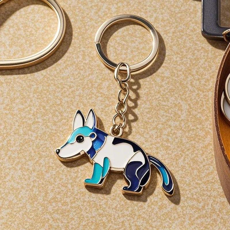 Manufacturer Custom Personalized Metal Anime Hard Enamel Keyring Gold Plated 2d 3d Logo Key Chain Custom Keychain