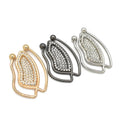 Rhinestone Sparkling Zinc Alloy Swimsuit Accessories Corrosion-Resistant Swimsuit Buckles