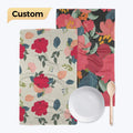 Custom Logo Super Absorbent Fast Dry Waffle Tea Towel Polyester Cotton Microfiber for Kitchen Sports Gym Embroidery for Home
