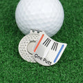 Custom Logo One Putt Alignment Aiming Tool with Magnetic Golf Ball Marker and Hat Clips Bulk Iron for Golf Cap & Gifts