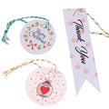 Custom Design Shaped Die Cut Paper Hang Packaging Gift Tags with Printed Own Logo