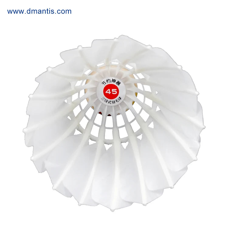 Dmantis Brand Durable High Speed Original Feathers Badminton Shuttlecock on Promotion