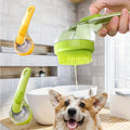 MMG Factory Wholesale PP Pet Shampoo Brush Dog Bath Brush Grooming Tools