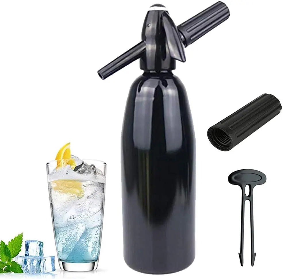 Ultimate 1 Liter Custom DIY Soda Maker Eco-Friendly Whipper Home Bar Kitchen Dessert Tool Aluminum Alloy Sparkling Siphon
