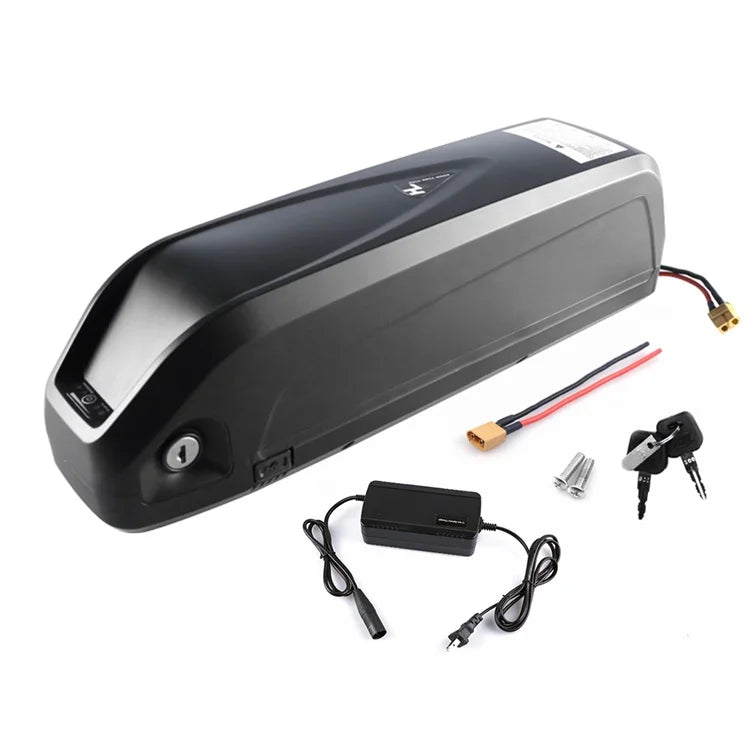 Hailong 48V 13Ah Lithium Ion Downtube Rechargeable 30A for Electric Bicycle Motor Kit Includes 2A Charger EU Warehouse Stock