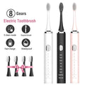 Sonic Electric Toothbrush Type-C Rechargeable Tooth Brush Adult Electronic 8 Modes Electric Toothbrush Kit Whitening Teeth Brush