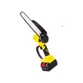 6-Inch Cordless Mini Chainsaw with 2 Battery Lightweight & Portable Electric Chainsaw with Safety Guard for Tree Cutting