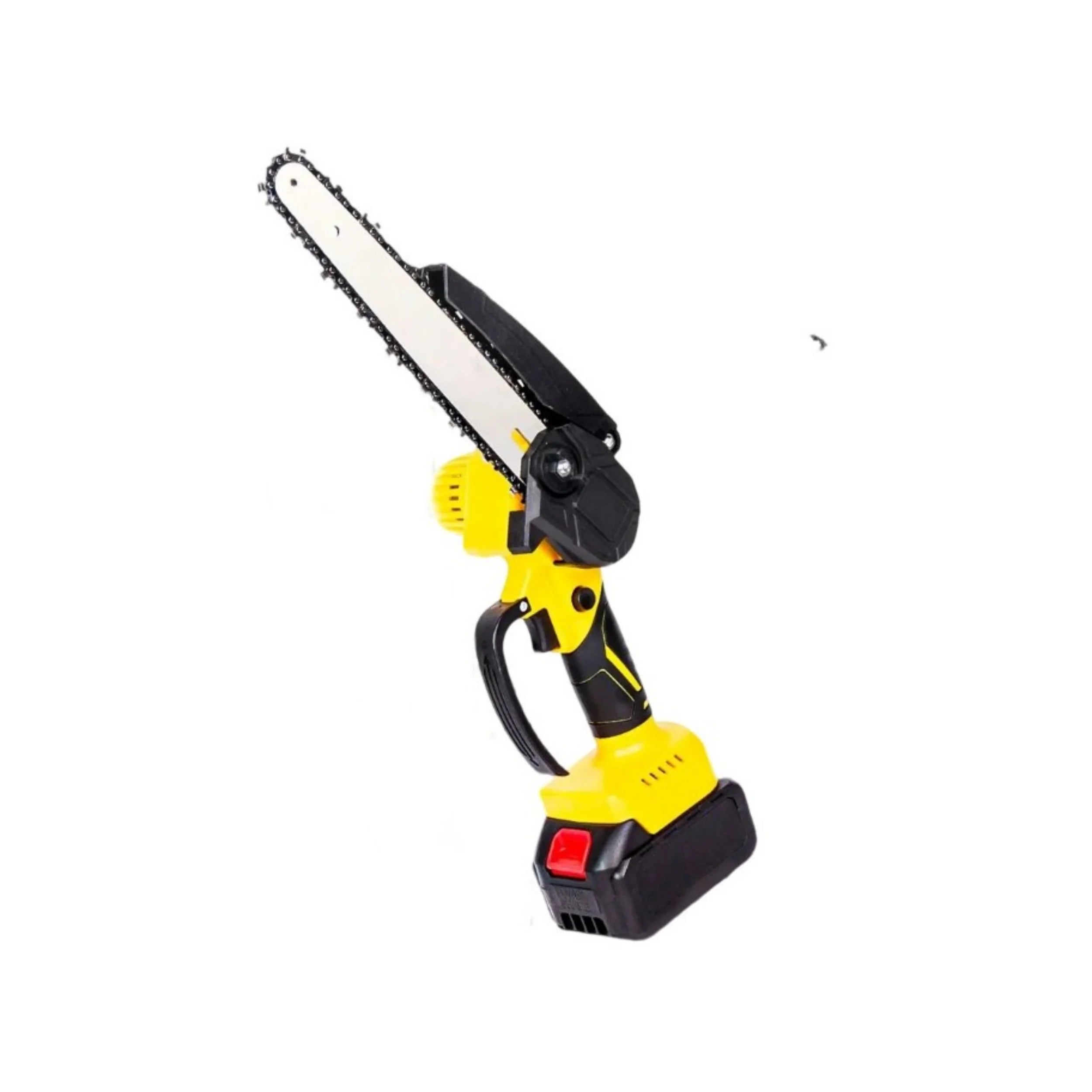 6-Inch Cordless Mini Chainsaw with 2 Battery Lightweight & Portable Electric Chainsaw with Safety Guard for Tree Cutting