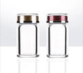 Wholesale Acrylic 60ml Plastic Bottle Protein Powder Jar Container Pill Capsules Sports Nutrition Packaging With Cap