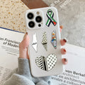 Palestine Ribbon Map Big Heart Shape Support Customization of a Variety of Strong Mobile Phone Stickers