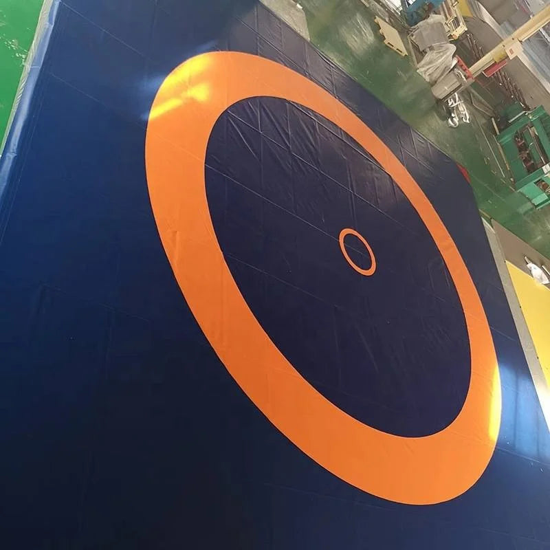 International Competition Wrestling Mats Customized Logo Eco-friendly Anti-slip Water-proof XPE Steel Reinforced Professional