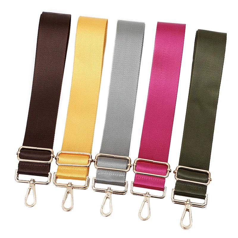 Meetee B-J2112 5cm*80-130cm Hight Quality Bag Accessories Simplicity 19 Colors Single Shoulder Adjustable Nylon Shoulder Strap