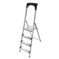 Modern Aluminum Alloy Foldable Ladder with Non-slip Pedals 150kg Capacity Powder Coated for Apartment Use