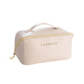 Large Capacity Travel Cosmetic Bag Multifunctional Storage Makeup Bag PU Leather Makeup Bag