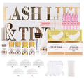 ICONSIGN Lash Lift and Tint Kits of Eyebrow and Eyelash Extension Dye Lift 2 in 1 Semi-Permanent Eyelash Perm Curling Kits