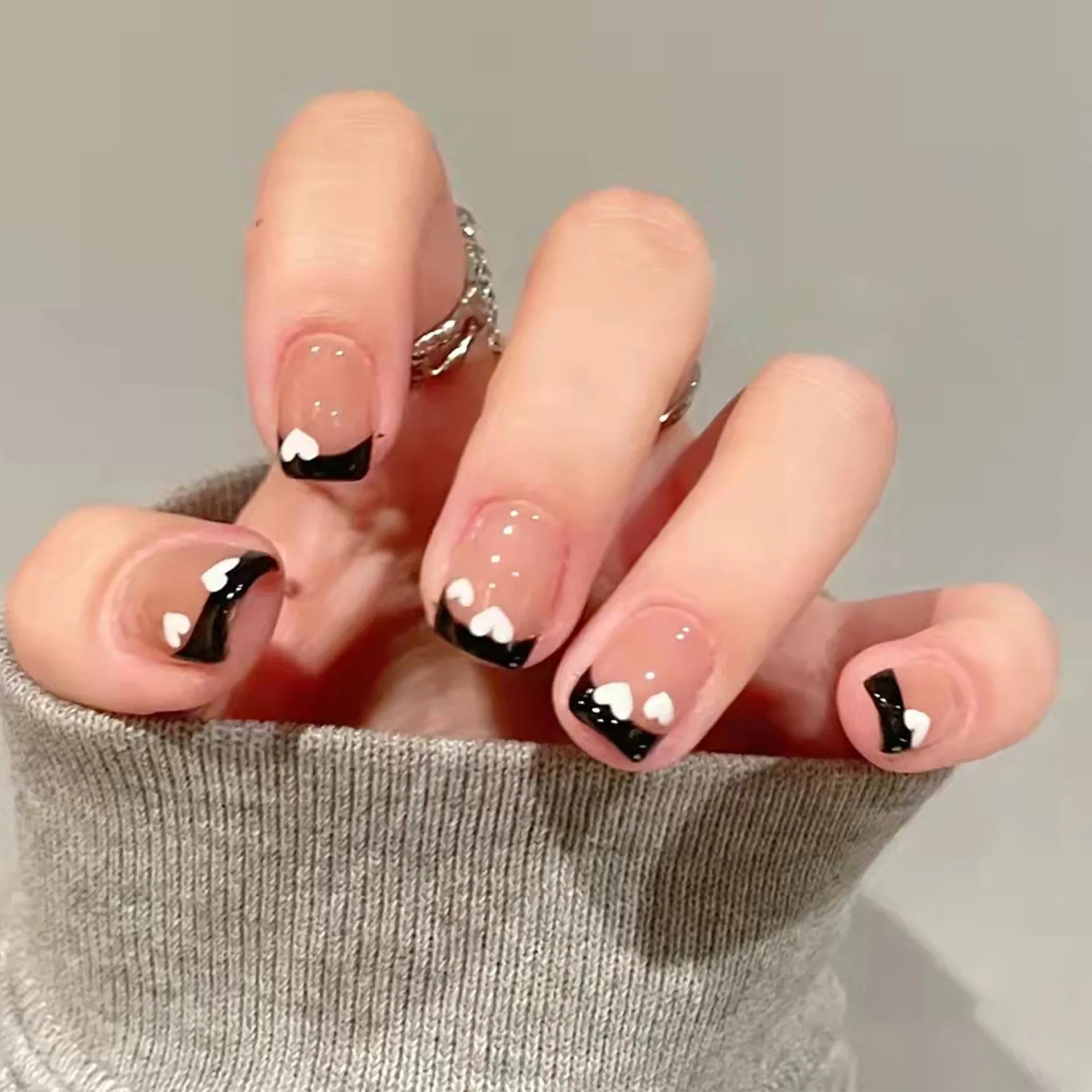 Wholesale Can Be Reused False Gel Nail Tips Press on Nails for DIY New French Coffin Acrylic Nails Artificial Fingernails
