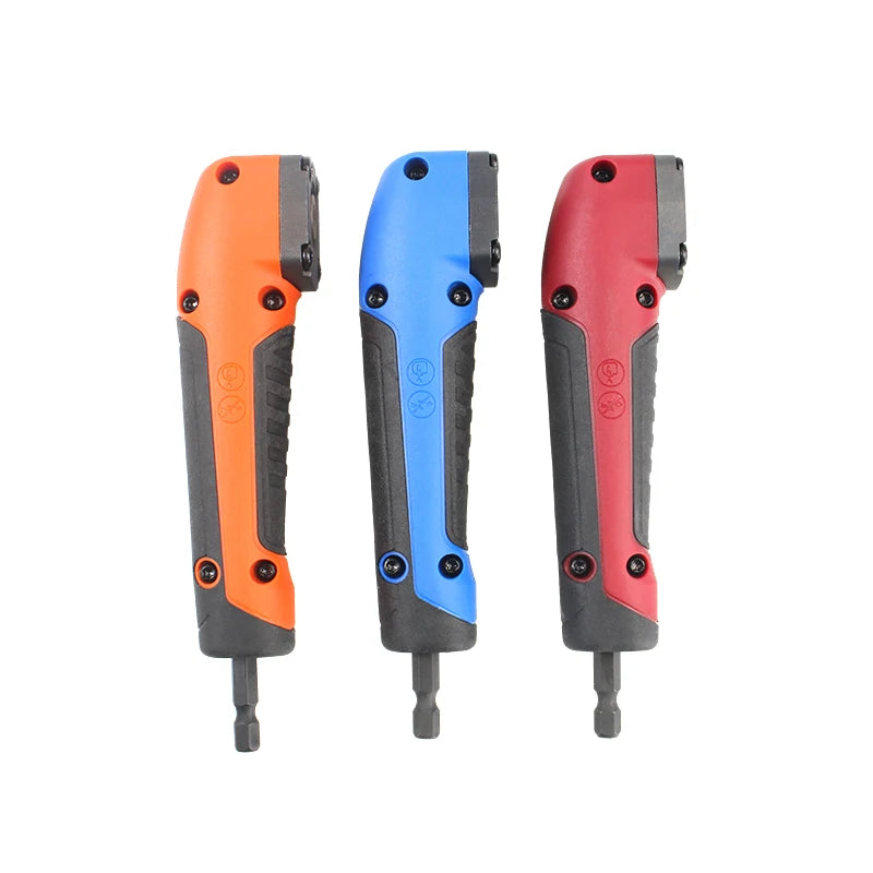 90 Degree Right Angle Extension Driver Drilling Shank Screwdriver Drill Bit Socket Holder for Woodworking Tool