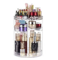 Wholesale DIY Adjustable 360 Rotating Makeup Organizer Cosmetic Makeup Storage Holder  Spinning Skincare Organizer