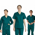 Men Women Unisex Custom logo Elastic Cotton Nurse Doctor Hospital Uniforms Scrubs Medical Scrubs Suits Top Scrubs Sets