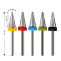 Christmas Tree Bit Two Way Uncoated Professional Carbide Nail Drill Bit Popular Portable Durable Nail Bit Drill Custom Logo