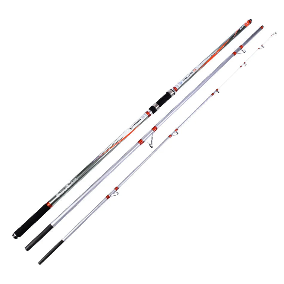 Wholesale 4.2m 3 Sections Carbon  Carbon  Surf Rod Sea Rod Fishing Rod