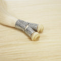 For Brazilian Remy Single Weft Body Wave Hair Extensions White Silver Blonde Human
