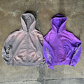 Customized Men's Oversized French Looped Cotton Hoodie Acid Resistant Zipper Letter Pattern Sweatshirt for Autumn Season